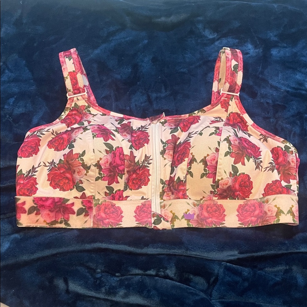 SHEFIT Floral Moisture-Wicking Bra